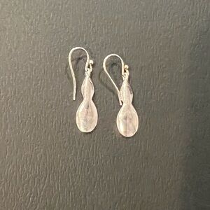 Elegant Sterling Silver Teardrop Earrings (NWOT)